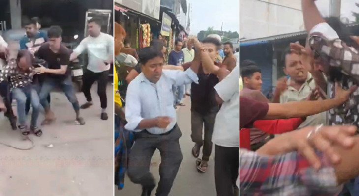 যশোরে মাদকবিরোধী অভিযানে গিয়ে গণপিটুনির শিকার সিআইডি সদস্যরা (ভিডিও)
